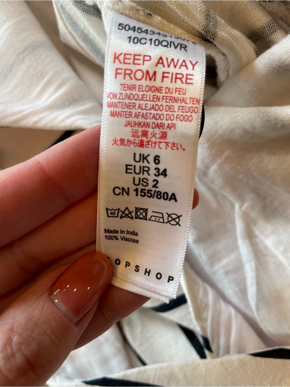 New Topshop black/white striped pinafore button up midi dress 2 - Picture 5 of 9